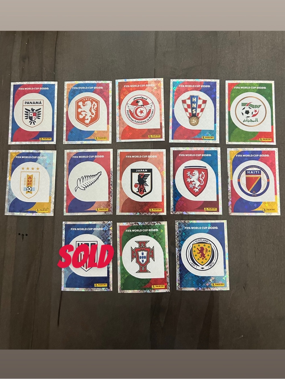 Panini FIFA World Cup 2026 National Team Stickers